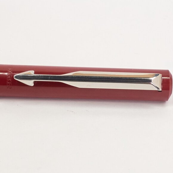 Parker Vector Fountain Pen / Red Barrel / Made in USA / Medium Nib - Picture 7 of 13